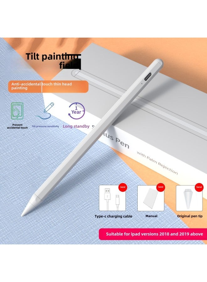 Active Capacitive Pen Ipad Pencil For Apple Apple Pen Touch Touch Touch Screen Stylus Pen-Color:5 Generations Of Special Pen + Touch Switch (anti-false Touch)  - Image 2