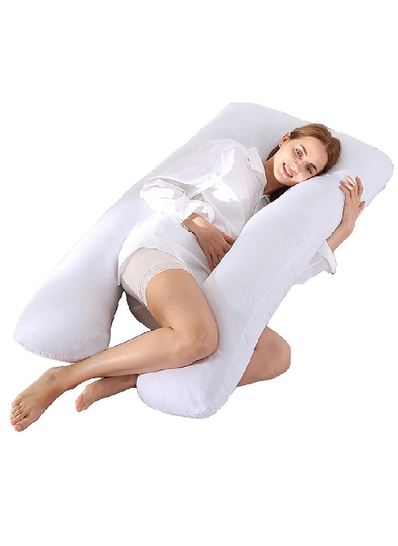 بلوبيري وسادة حمل على شكل حرف U، جودة فائقة، وسادة أمومة، دعم كامل للجسم 130×70 سم - Image 1