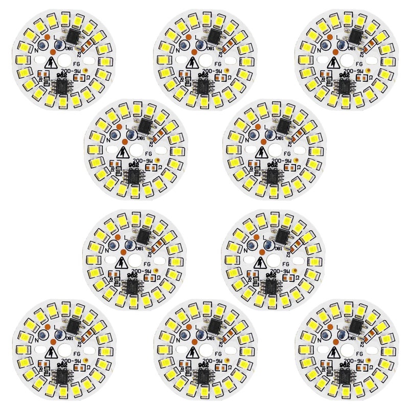 UNIVERSAL HUB 9 واط DOB ضوء LED عالي السطوع مباشر على اللوحة (أبيض بارد) - Image 1