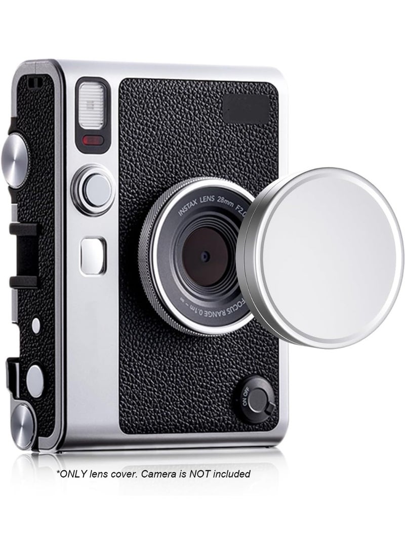 MJZ Lens Cap for Fujifilm Instax Mini Evo, Fuji Mini Accessories for Fuji Instax Mini Evo Lens Cover, Anti-Scratches Aluminium Alloy Lens Protective Cover for Fuji Instax Mini EVO Instant Camera Accessories, Mini Picture Frame, Mini Photo Album (No Camera) - Image 1