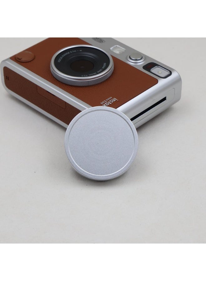 MJZ Lens Cap for Fujifilm Instax Mini Evo, Fuji Mini Accessories for Fuji Instax Mini Evo Lens Cover, Anti-Scratches Aluminium Alloy Lens Protective Cover for Fuji Instax Mini EVO Instant Camera Accessories, Mini Picture Frame, Mini Photo Album (No Camera) - Image 2