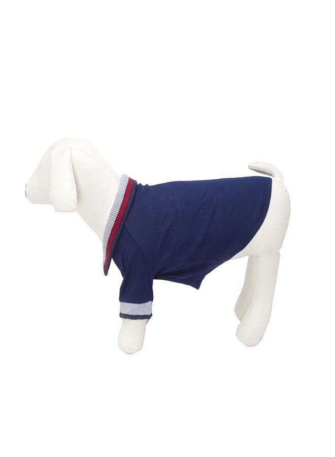 Lulala Dog Shirt Soft Pet Clothes Breathable Puppy Apparel Dog Blank T-Shirt for Dogs and Other Pets(12Inch,Navy Blue) - Image 4