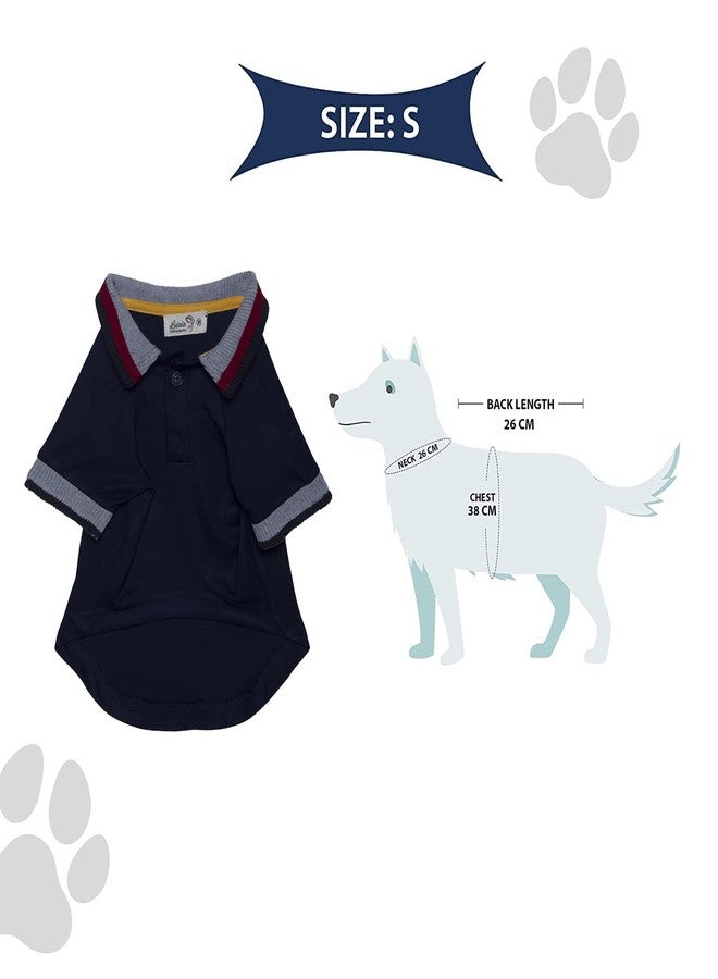 Lulala Dog Shirt Soft Pet Clothes Breathable Puppy Apparel Dog Blank T-Shirt for Dogs and Other Pets(12Inch,Navy Blue) - Image 5