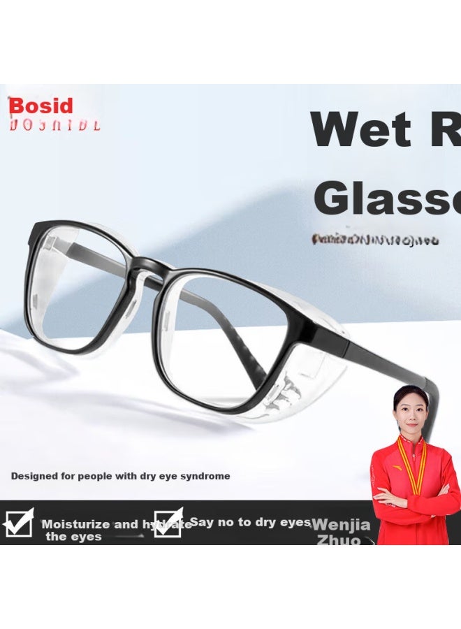 Boshide Boshide Anti-fog Goggles For Men And Women, Moisture-proof, Pollen-proof, Postoperative Protection, Post-cataract Surgery Special Glasses, Transparent Black  - Image 1
