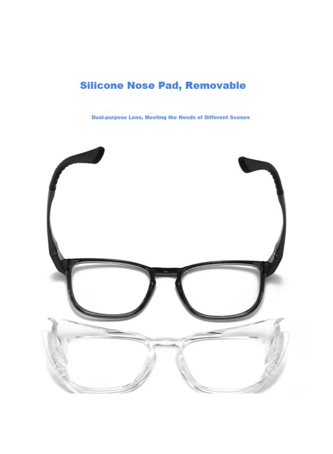 Boshide Boshide Anti-fog Goggles For Men And Women, Moisture-proof, Pollen-proof, Postoperative Protection, Post-cataract Surgery Special Glasses, Transparent Black  - Image 4