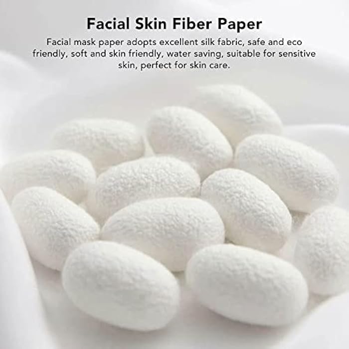YUYTE 100 Pcs Enlarged Cotton Facial Mask Sheets - Moisturizing, Skin Friendly, DIY Cosmetic Face Skin Care Mask with Soft Silk for Spa Wet Compress, Topical Care - Image 5