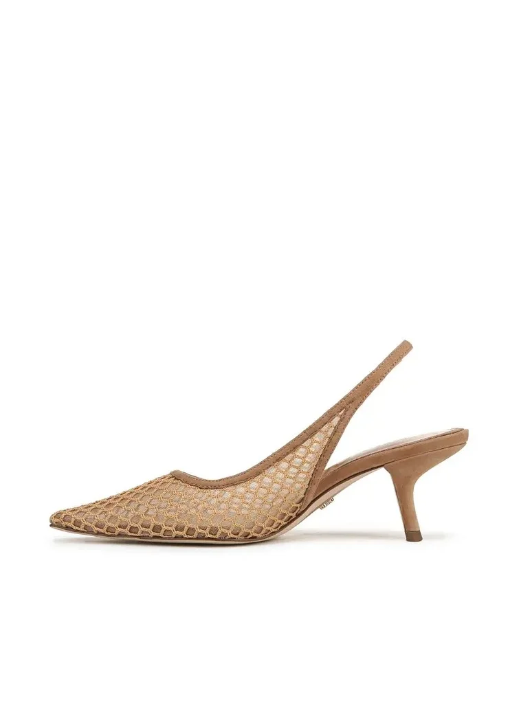 Sam Edelman BROWN Bianka Slingback Pump for Women | Best Price UAE