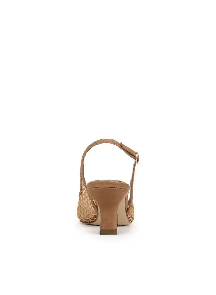 Sam Edelman BROWN Bianka Slingback Pump for Women | Best Price UAE