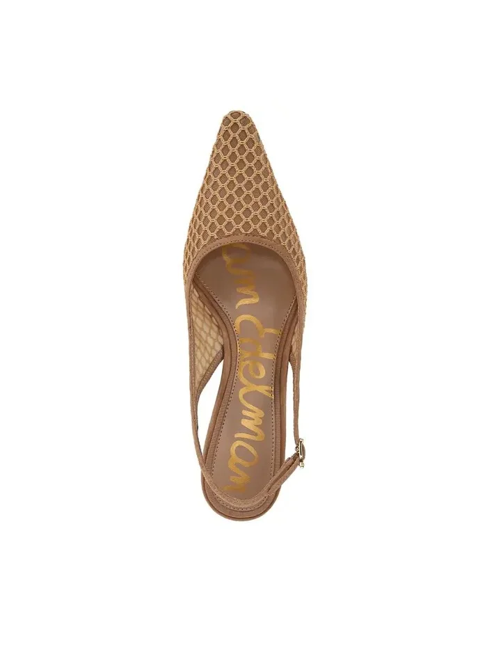 Sam Edelman BROWN Bianka Slingback Pump for Women | Best Price UAE