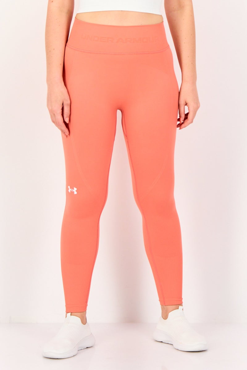 UNDER ARMOUR Women Sportswear Fit Training Leggings, Orange - Image 1