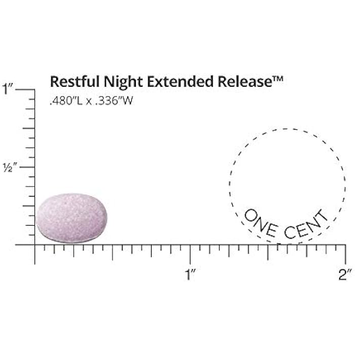 Dr. Whitaker Restful Night Extended Release Melatonin Sleep Aid Helps You Fall Asleep and Stay Asleep Longer with Dual-Layer, Extended Release Technology, 30 Tablets (30-Day Supply) - Image 3
