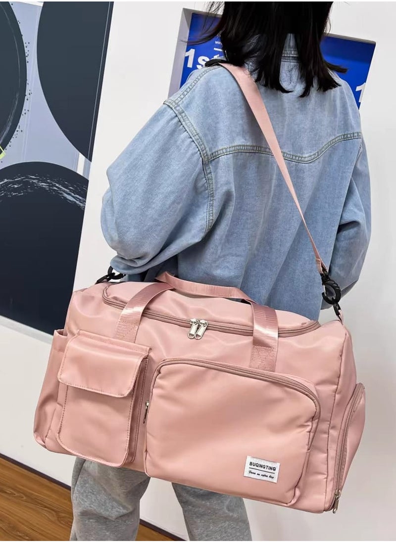 Generic - A waterproof sports duffel bag with a modern shoulder design suitable for the gym, equipped with a designated place for shoes - Image 1