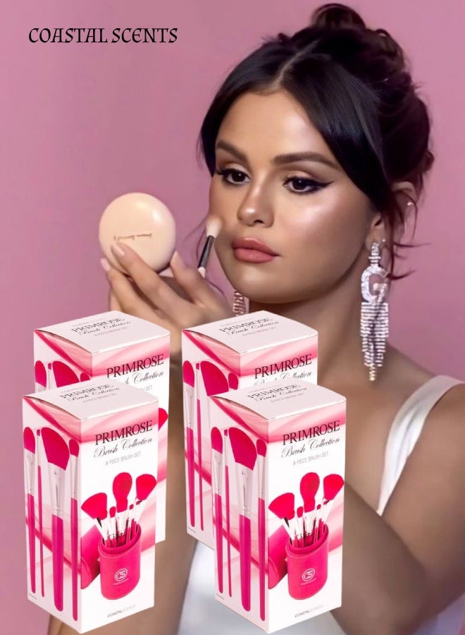 COASTAL SCENTS 4 Pieces Primrose Brush Collection - Image 1