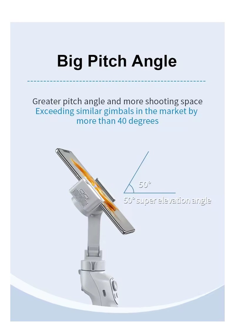 Generic - L7C Pro Plus Face Tracking Rotation Phone Gimbal Tripod 3 Axis Foldable Gimbal - Image 1