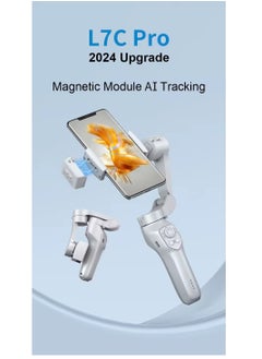 Generic L7C Pro Plus Face Tracking Rotation Phone Gimbal Tripod 3 Axis Foldable Gimbal  - Image 3