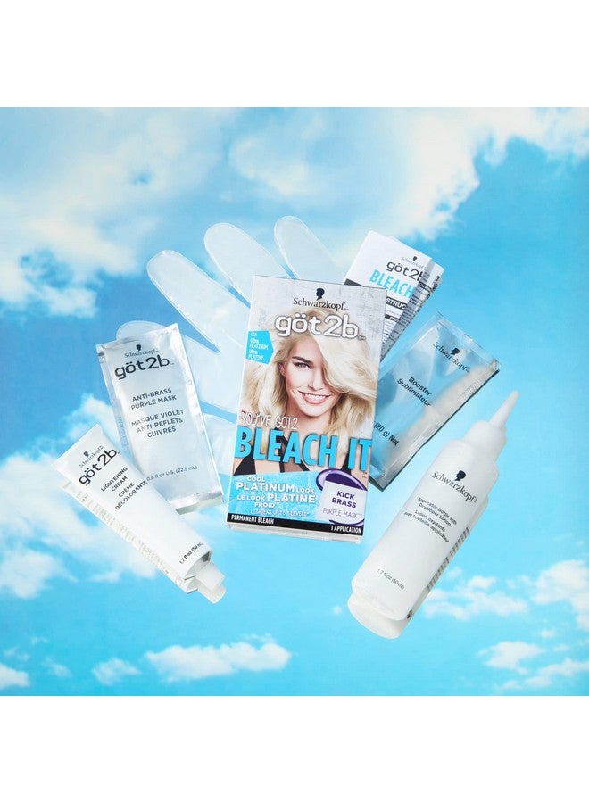 Got2b Bleach It Permanent Hair Color 00A Ultra Platinum - Image 4