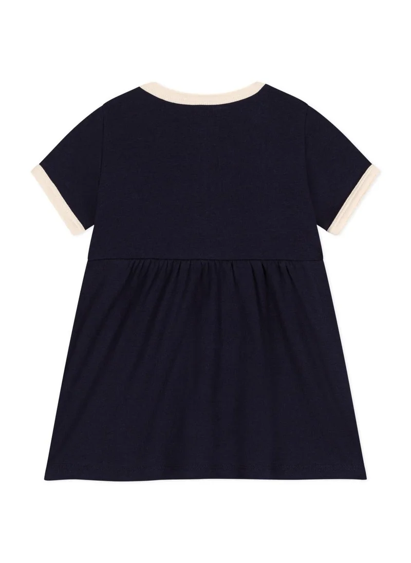 Petit Bateau Babies' cotton short-sleeved dress