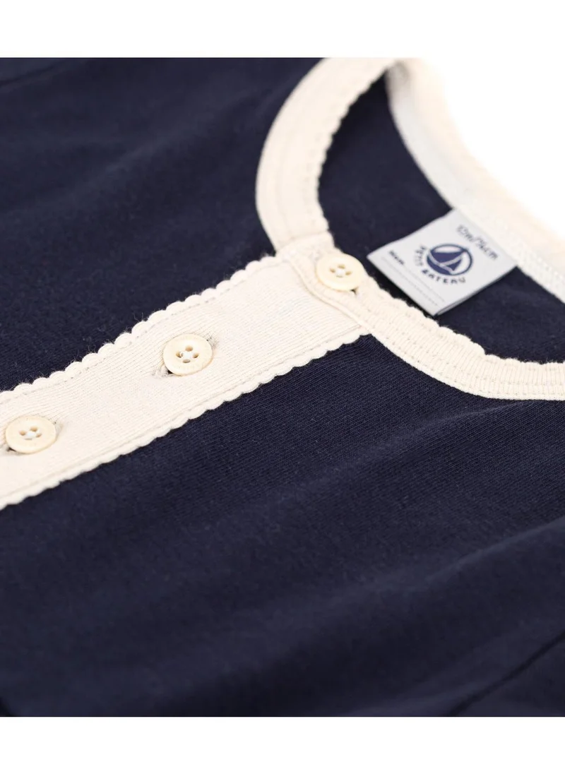 Petit Bateau Babies' cotton short-sleeved dress