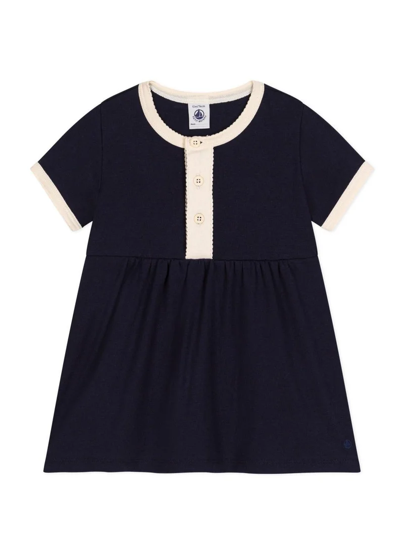 Petit Bateau Babies' cotton short-sleeved dress