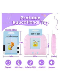 Talking Flash Cards Learning Reading Machine Toys With 510 Words for Kids Ages 2-6