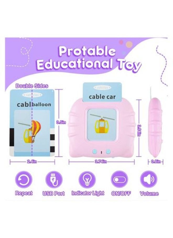 Generic - Talking Flash Cards Learning Reading Machine Toys With 510 Words for Kids Ages 2-6 - Image 1