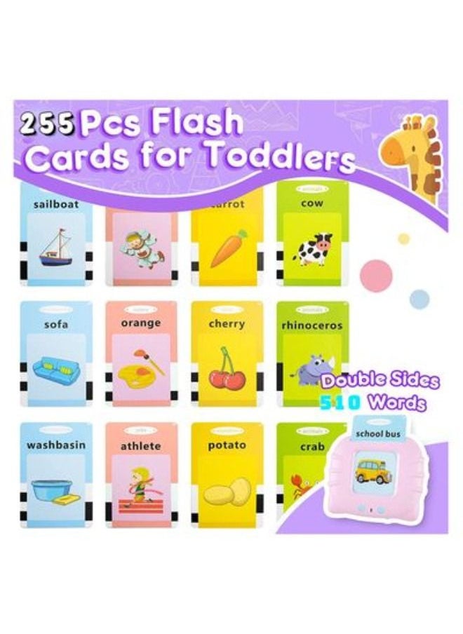 Generic - Talking Flash Cards Learning Reading Machine Toys With 510 Words for Kids Ages 2-6 - Image 1