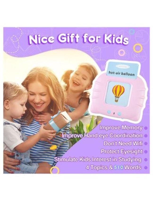 Generic - Talking Flash Cards Learning Reading Machine Toys With 510 Words for Kids Ages 2-6 - Image 1