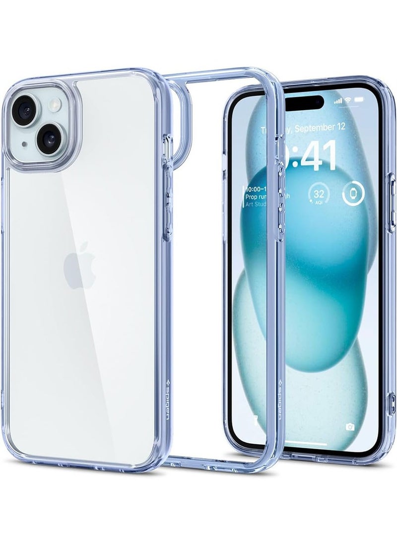 Spigen - Ultra Hybrid for iPhone 15 PLUS Case Cover - Sky Crystal - Image 1