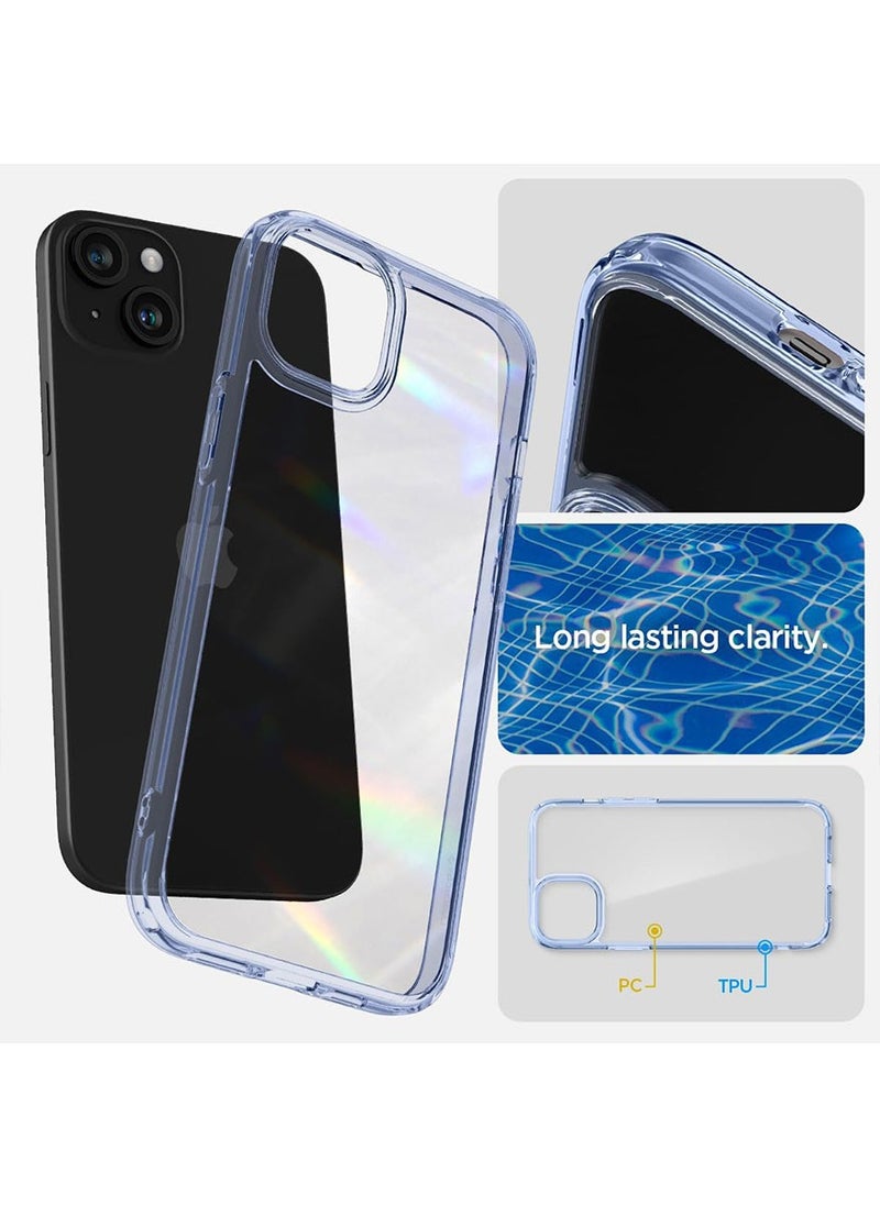 Spigen - Ultra Hybrid for iPhone 15 PLUS Case Cover - Sky Crystal - Image 1