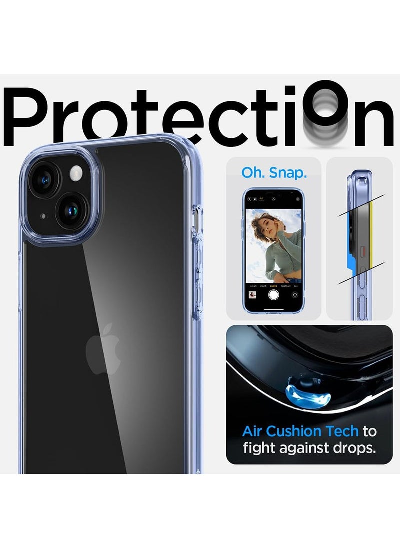 Spigen - Ultra Hybrid for iPhone 15 PLUS Case Cover - Sky Crystal - Image 1