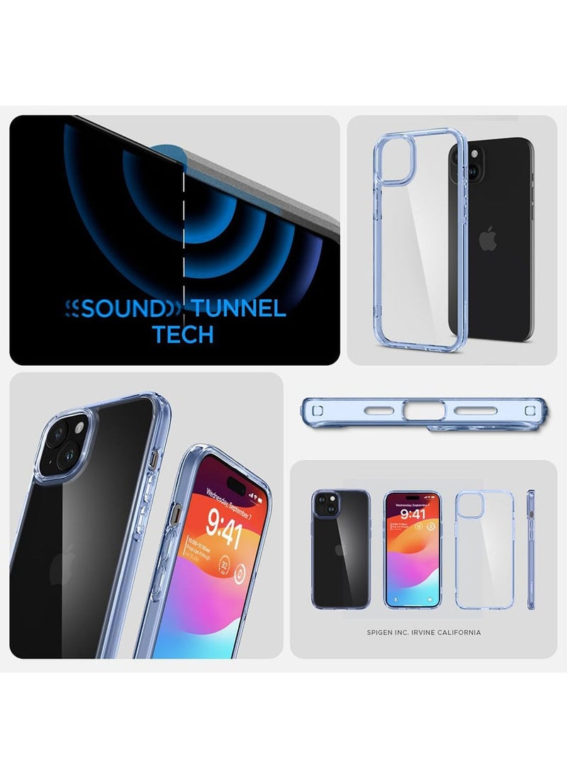 Spigen - Ultra Hybrid for iPhone 15 PLUS Case Cover - Sky Crystal - Image 1