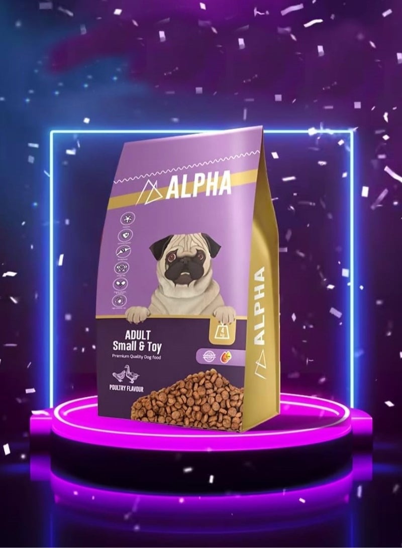 ألفا طعام جاف للكلاب الصغيرة والكبيرة من ألفا، 4 كجم - Image 4