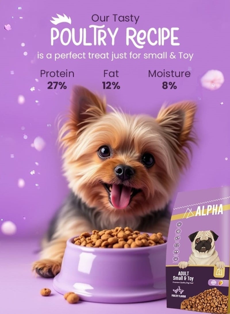 ألفا طعام جاف للكلاب الصغيرة والكبيرة من ألفا، 4 كجم - Image 3