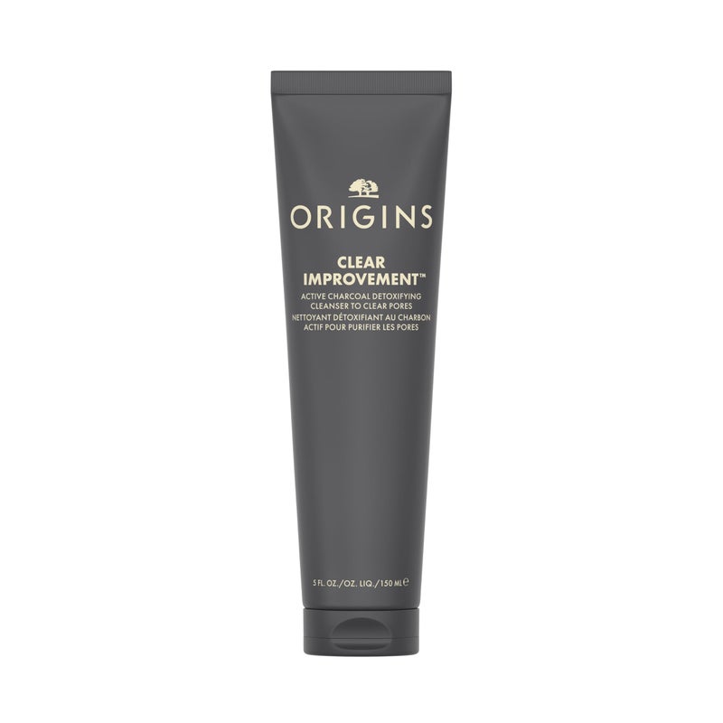Origins Clear Improvement Detoxifying Cleanser to Clear Pores  Visibly Minimizes Pores  With Bamboo Charcoal  Salicylic Acid 5 Fl Oz