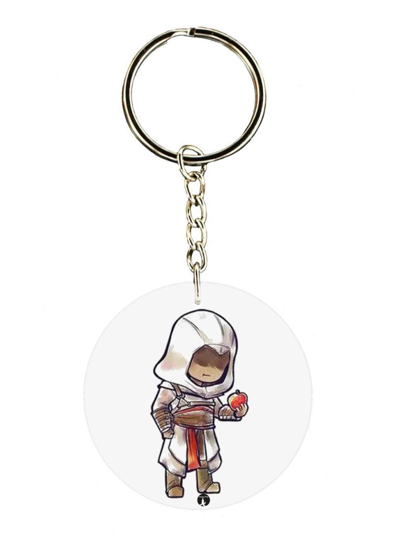 Assasins Creed Double Side Printed Keychain