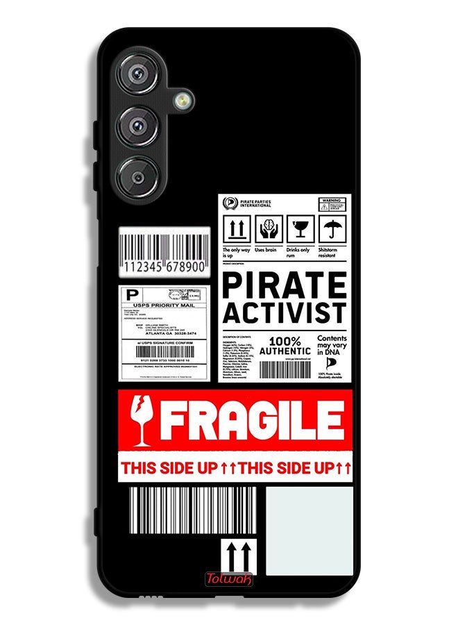 Tolwak Samsung Galaxy M36 Protective Case Cover Private Activist Fragile Sticker - Image 1