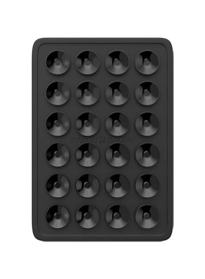 ALMEKAQUZ 4 Pack Suction Phone Case Mount, Silicone Adhesive Phone Accessory for iPhone and Android, Hands-Free Fidget Toy Mirror Shower Phone Holder, Tiktok Videos Selfies (Black White Pink Orange) - Image 2