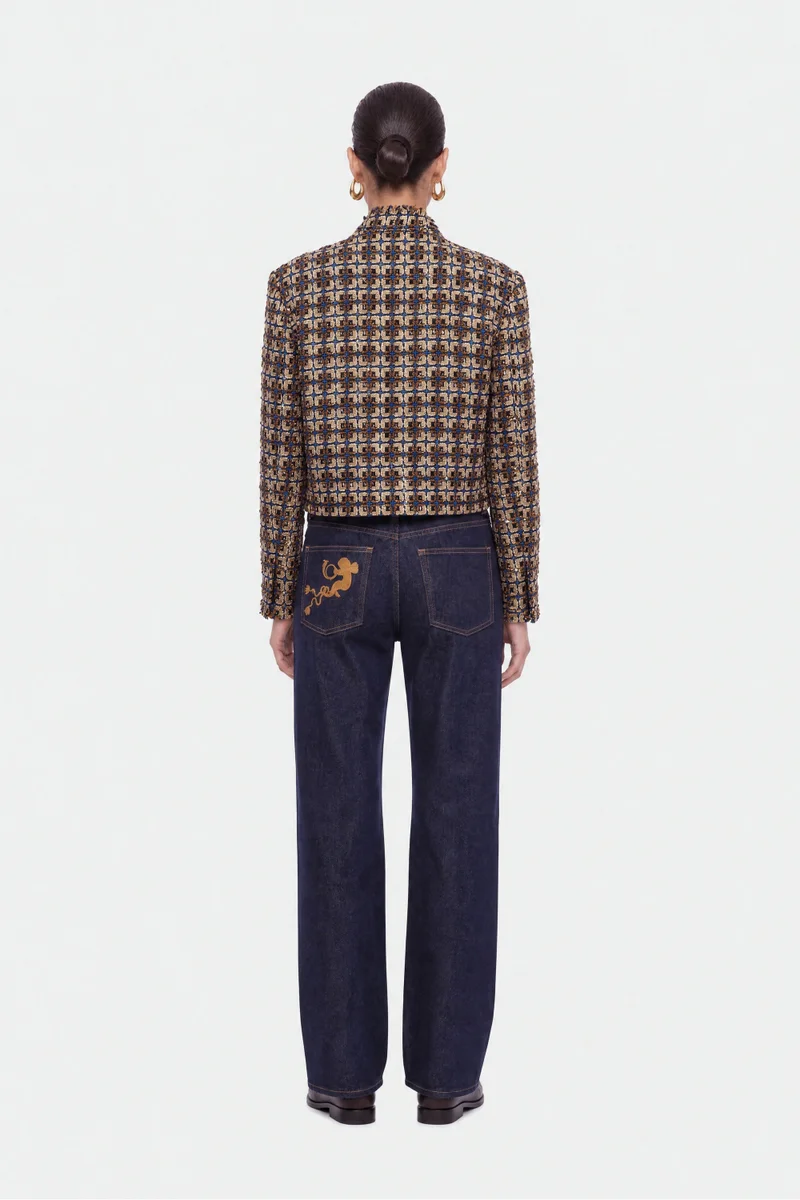Nocturne  Cropped Tweed Jacket for Women | Best Price UAE