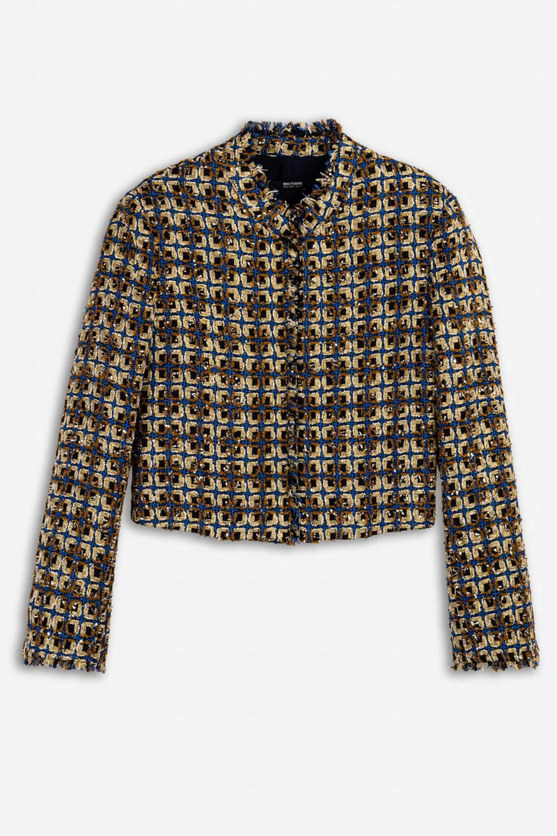 Nocturne  Cropped Tweed Jacket for Women | Best Price UAE