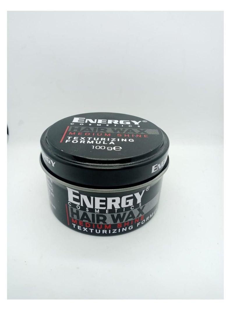 Energy HAIR WAX MEDIUM SHINE TEXTURIZING FORMULA 100G 