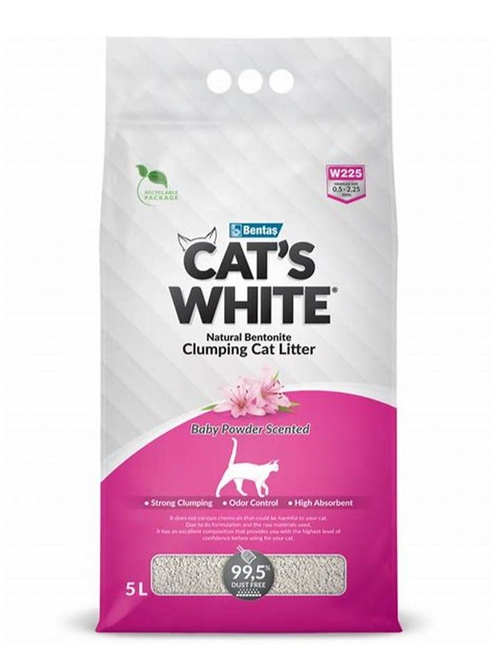 CAT'S WHITE Cats White 10L Baby Powder Perfumed