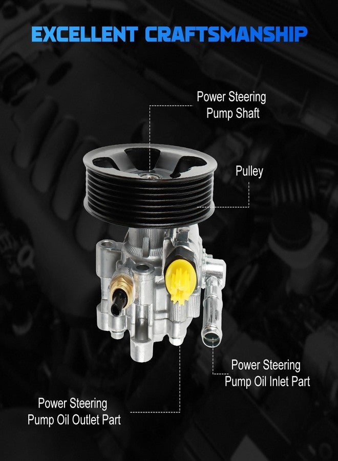 YOMALL Power Steering Pump 21-5498 for 2007 Camry 3.5L & 2008 Camry & 2009 Camry & 2010 Camry & 2011 Camry 3.5L, for 2005 Avalon 3.5L & 2006-2011 Avalon & 2012 Avalon 3.5L, for 2007-2012 ES350 3.5L - Image 3