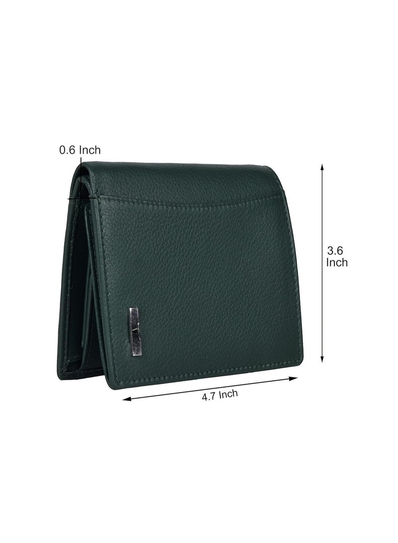 URBANFOREST URBAN FOREST Orlando Mens Leather Wallet, Green - Image 2