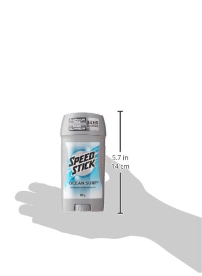 Speed Stick Clear Deodorant, Ocean Surf Scent for Men, 3 oz - Image 2
