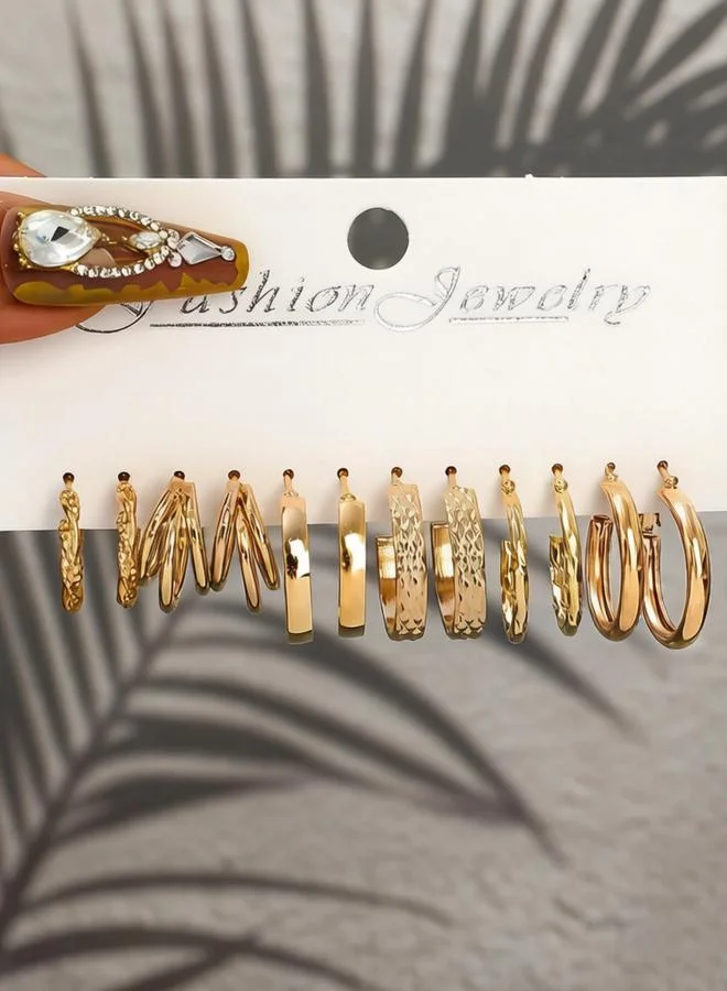 Take Two Set Of 6 - Hoop Earrings