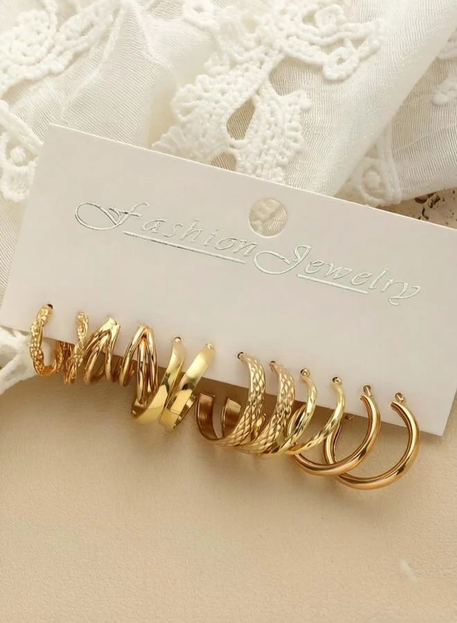 Take Two Set Of 6 - Hoop Earrings