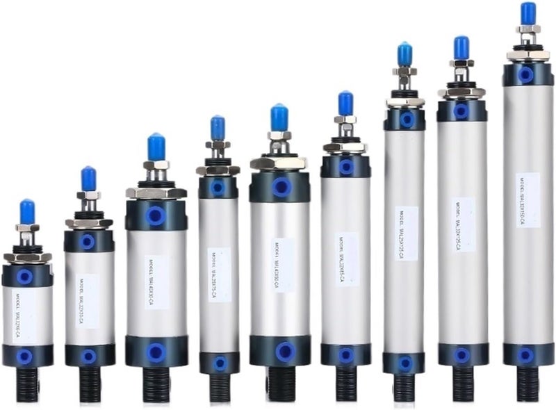 Mini Aluminum Alloy Cylinder Size 175mm Color Silver - Image 1