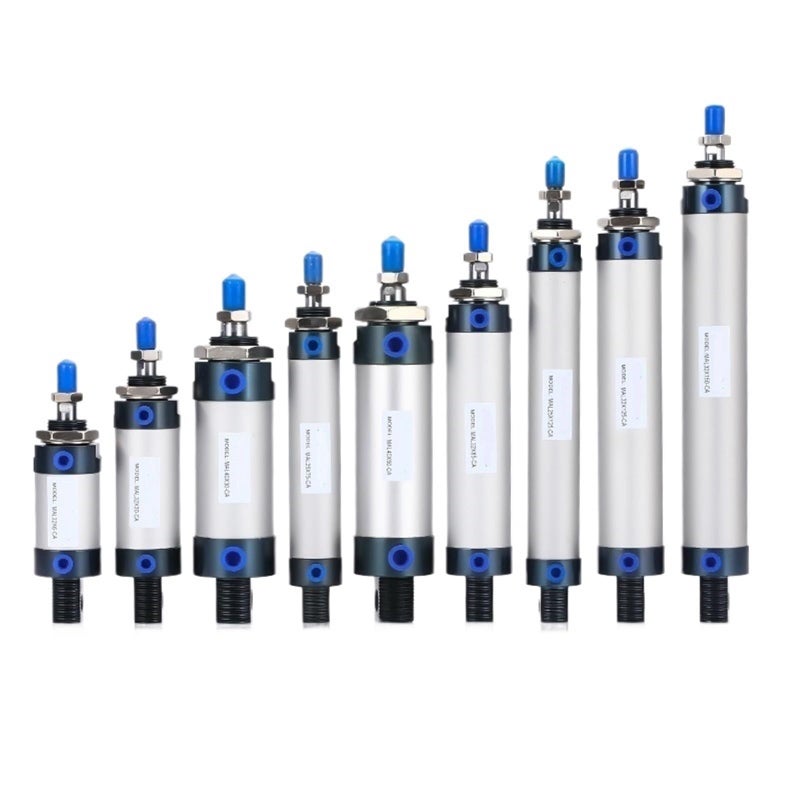 Mini Aluminum Alloy Cylinder Size 175mm Color Silver - Image 2