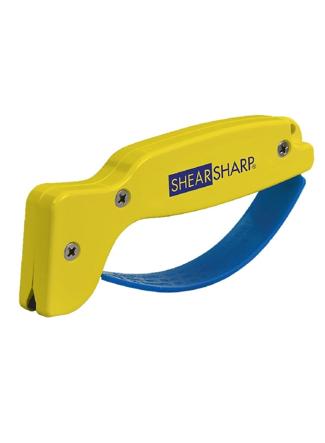 أكيو شارب مبراة السكين والأدوات مصنوعة من البلاستيك بمقبض غير قابل للانزلاق ومتين أصفر وأزرق 9.5 × 2.2 × 23 سم 002 - Image 1