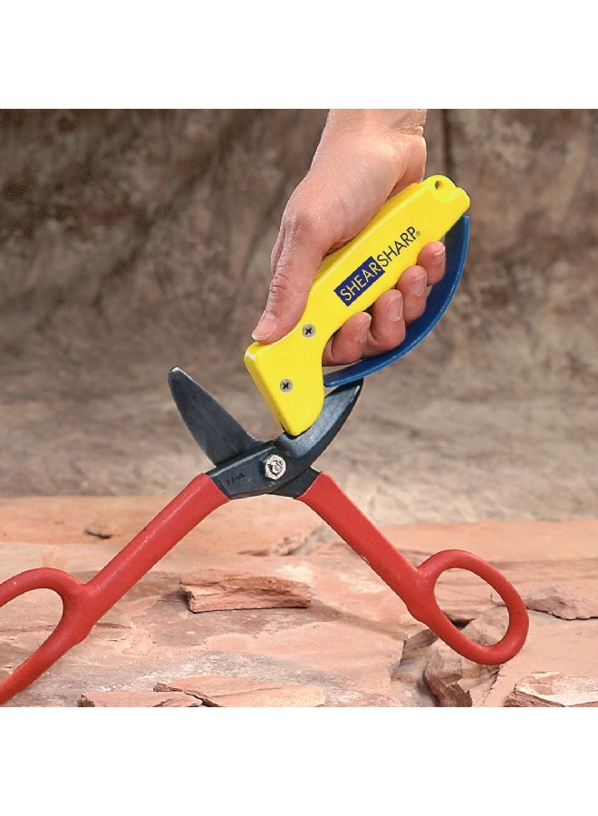 أكيو شارب مبراة السكين والأدوات مصنوعة من البلاستيك بمقبض غير قابل للانزلاق ومتين أصفر وأزرق 9.5 × 2.2 × 23 سم 002 - Image 3